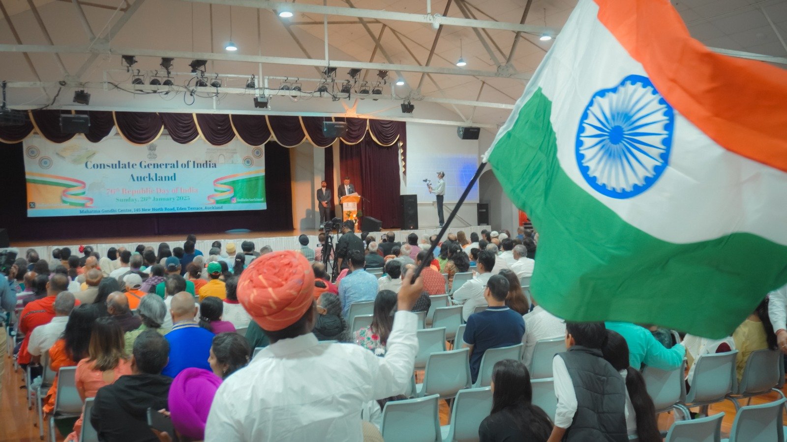 Celebration of 76th Republic Day of India at Consulate General of India, Auckland on Sunday, 26th January 2025